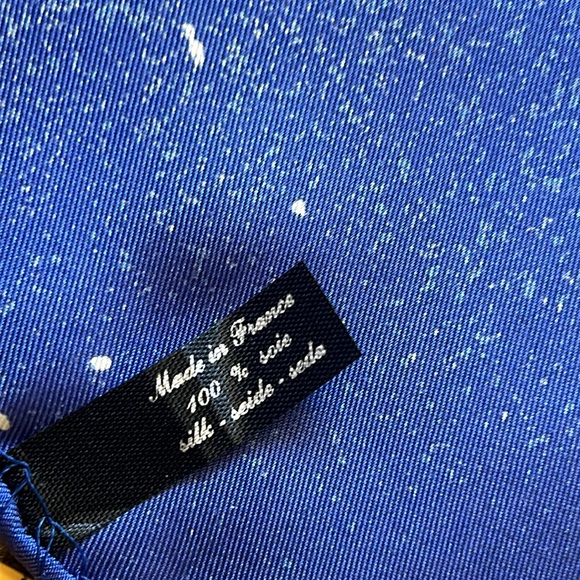 Silk scarf from LyonFrance. Gorgeous print of the city! Purchased in France - Picture 3 of 4